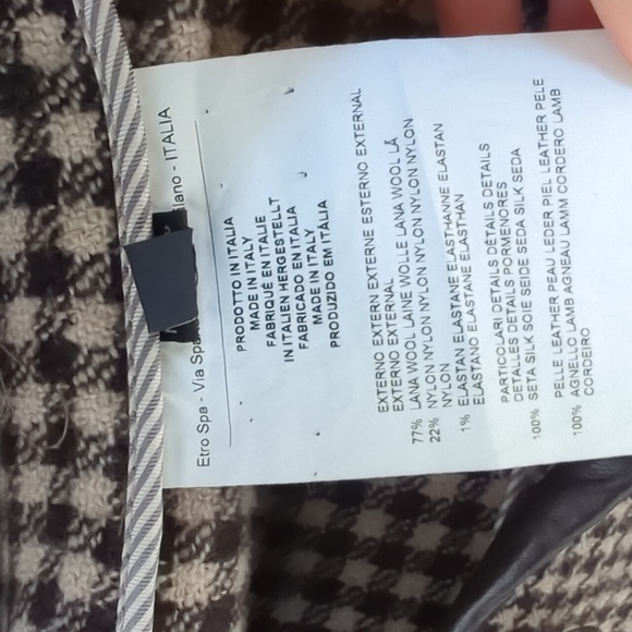 Preloved ETRO wool blazer, size 42 - Picture 4 of 4